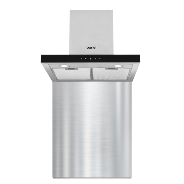 Sealey DH209 Baridi T-Shape Chimney Cooker Hood with Carbon Filters & Splashback 60cm - Stainless Steel