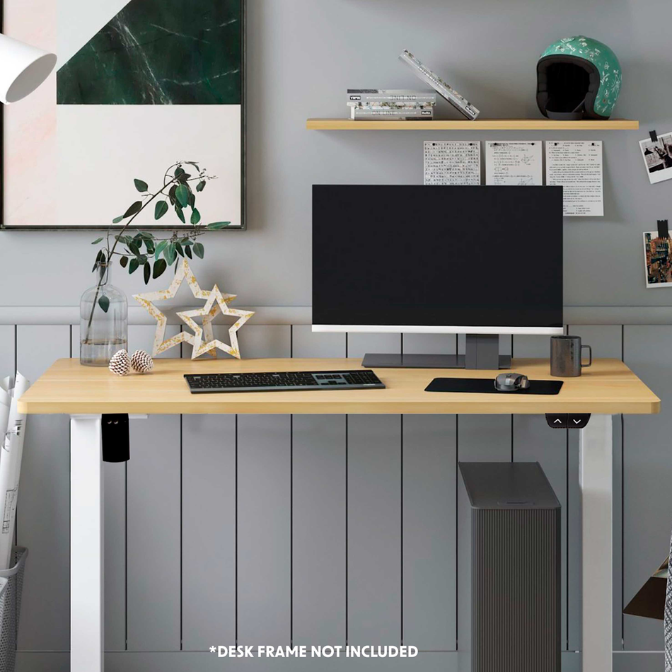 Dellonda DH20  Rectangular Desktop 1400 x 700mm - Oak