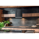 Baridi DH219  Round Island Cooker Hood 35cm - Black