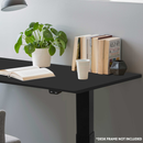 Dellonda DH21  Rectangular Desktop 1400 x 700mm - Black