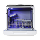 Baridi DH224A  2-4 Place Settings Mini Portable Tabletop Dishwasher, 5 Wash Functions