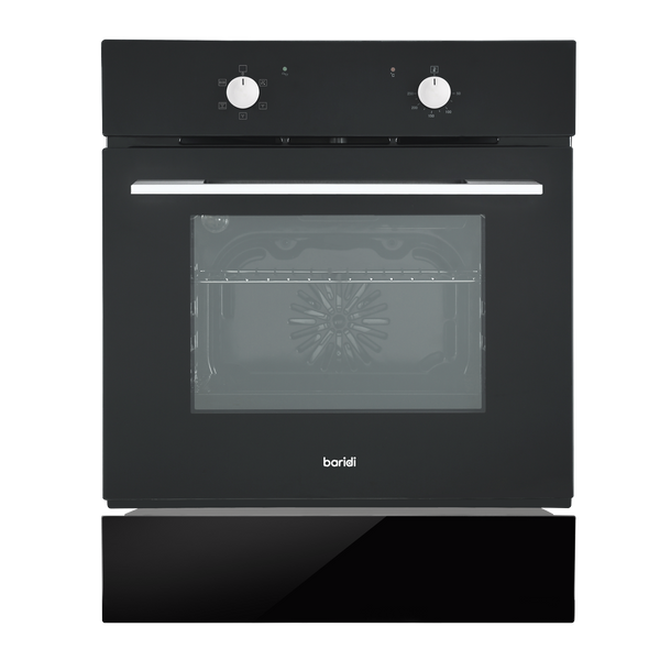 Sealey DH232 Baridi Integrated Fan-Assisted Electric Oven 60cm 55L Capacity with Warming Drawer - Black