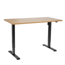 Dellonda DH242  Single Motor Ultra-Quiet Adjustable-Height Electric Sit/Stand Desk - Oak Desktop