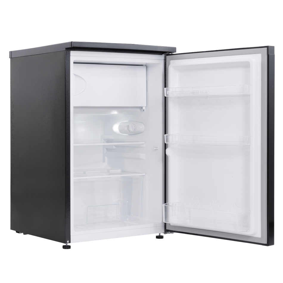 Baridi DH249 55cm Freestanding Undercounter Fridge with Ice Box 107L - Black