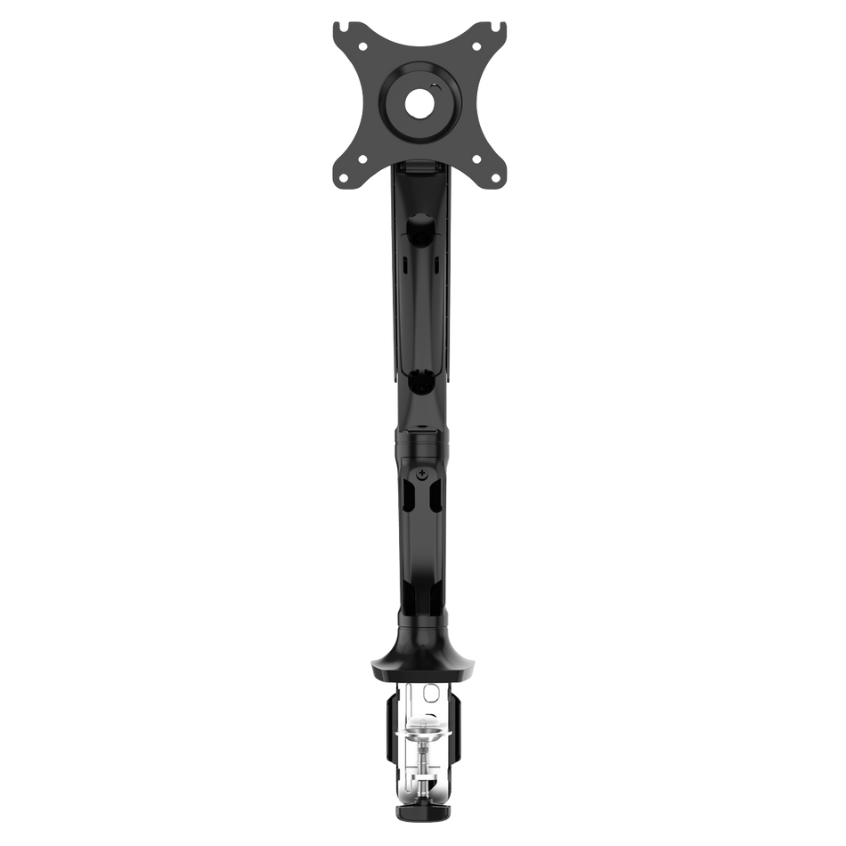 Dellonda DH24  Adjustable Single Monitor Arm with 360 degree Rotation - Black