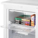 Baridi DH250  55cm Undercounter Freezer with Adjustable Thermostat 85L - White