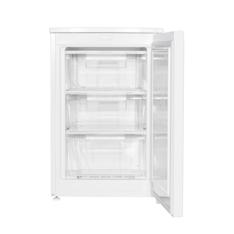 Baridi DH250  55cm Undercounter Freezer with Adjustable Thermostat 85L - White