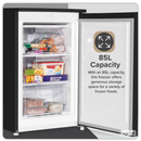 Baridi DH251  55cm Undercounter Freezer with Adjustable Thermostat, 85L - Black