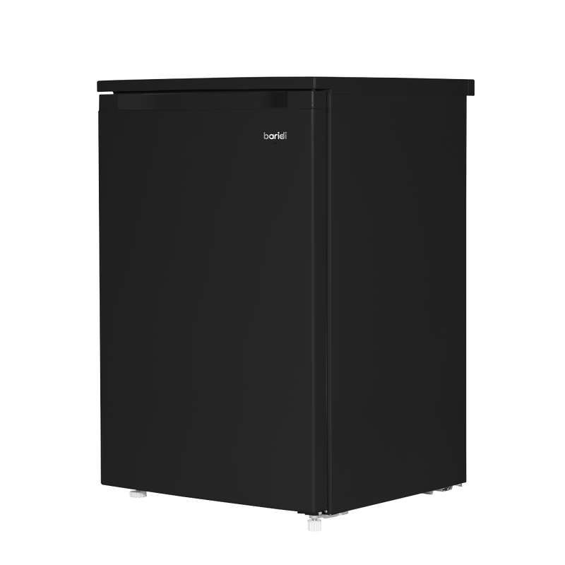 Baridi DH251  55cm Undercounter Freezer with Adjustable Thermostat, 85L - Black