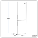 Baridi DH253  47cm 70/30 Fridge Freezer, 157L Capacity Low Frost