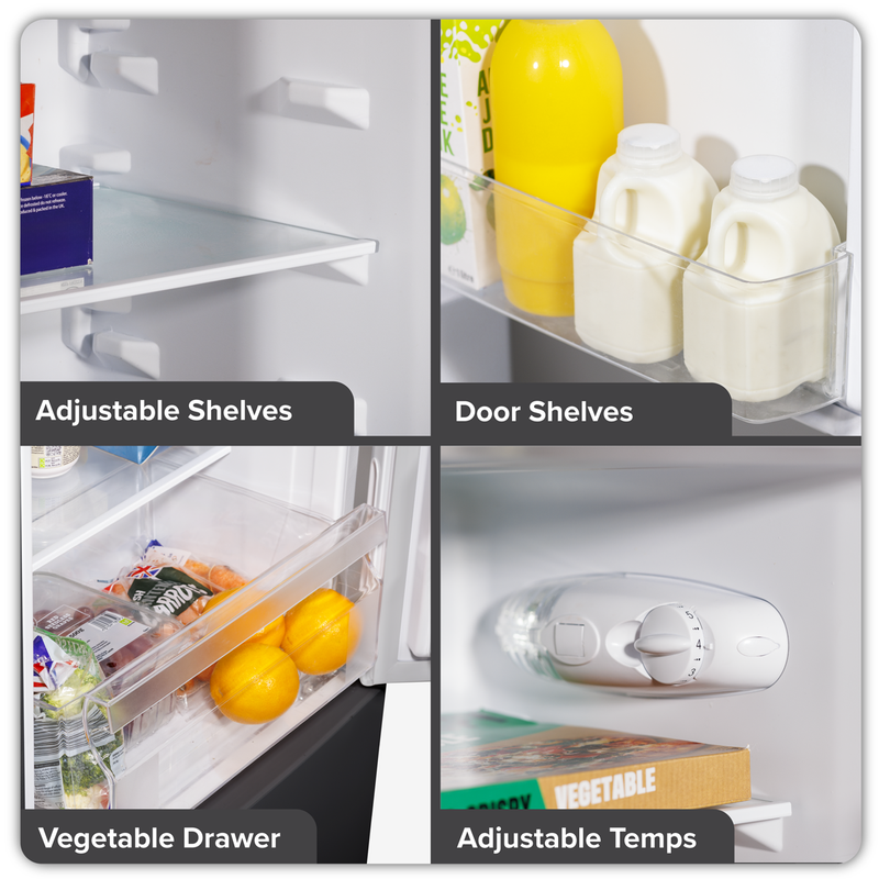 Baridi DH253  47cm 70/30 Fridge Freezer, 157L Capacity Low Frost