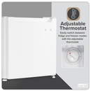 Baridi DH254  Mini Tabletop Fridge/Freezer, 31L Capacity - White