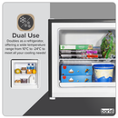 Baridi DH255  Mini Tabletop Fridge/Freezer, 31L Capacity - Black