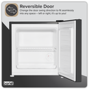 Baridi DH255  Mini Tabletop Fridge/Freezer, 31L Capacity - Black