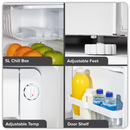 Baridi DH256  Tabletop Fridge with Ice Box, 46L Capacity