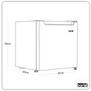 Baridi DH257  Tabletop Fridge with Ice Box, 46L Capacity