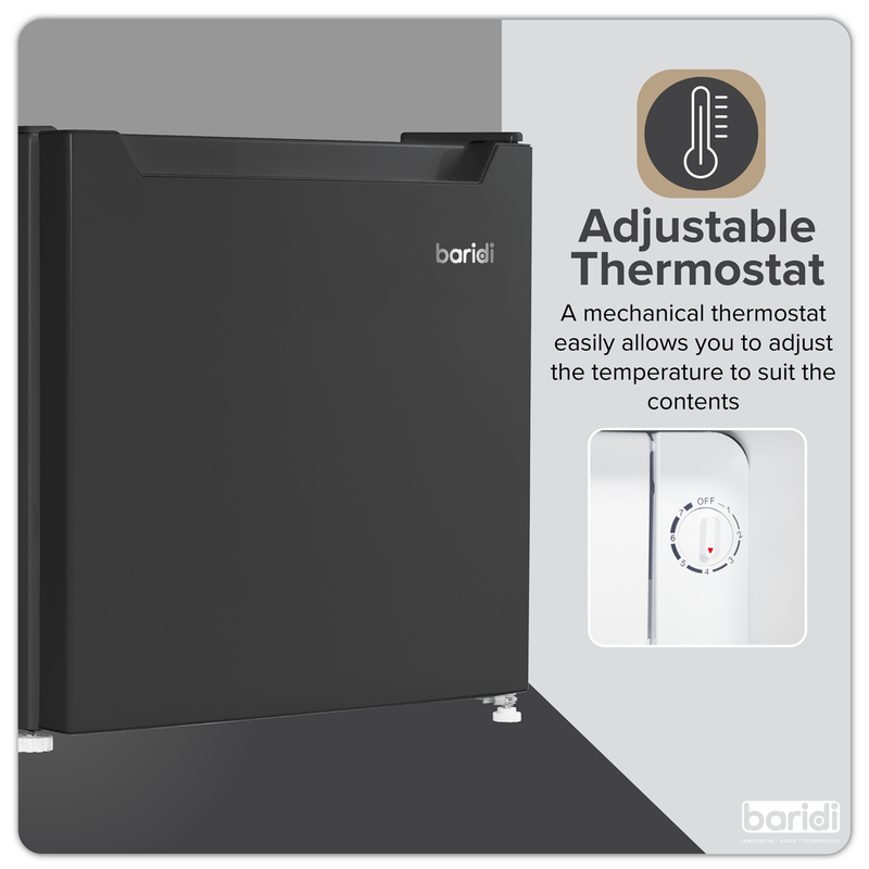 Baridi DH257  Tabletop Fridge with Ice Box, 46L Capacity