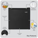 Baridi DH257  Tabletop Fridge with Ice Box, 46L Capacity