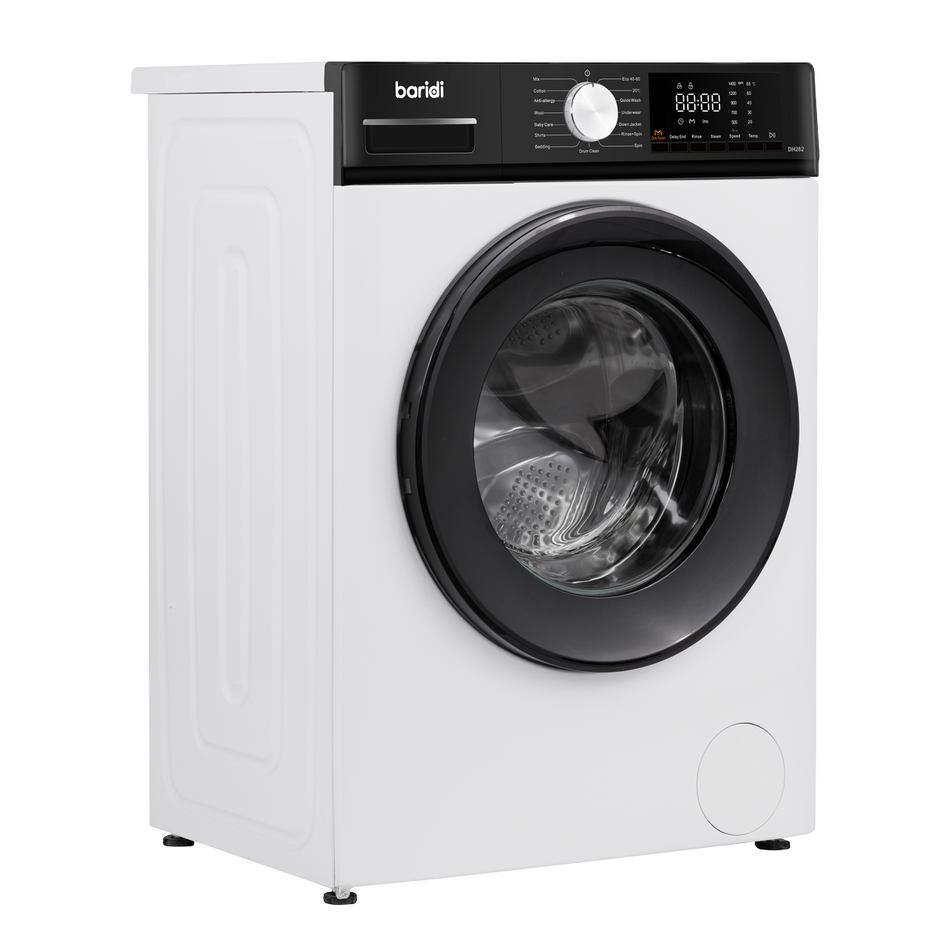 Sealey DH262 8kg Washing Machine, Front Loading, 1400rpm Energy Rating A – White