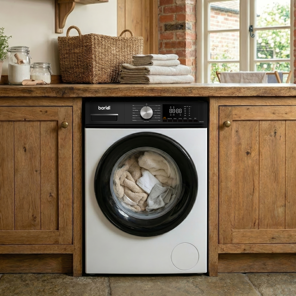 Sealey DH263 8/5kg Washer Dryer, Front Loading, 1400rpm Energy Rating A – White