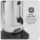 Baridi DH269  Hot Water Boiler/Tea Urn 10L Capacity, Stainless Steel