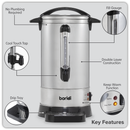 Baridi DH269  Hot Water Boiler/Tea Urn 10L Capacity, Stainless Steel