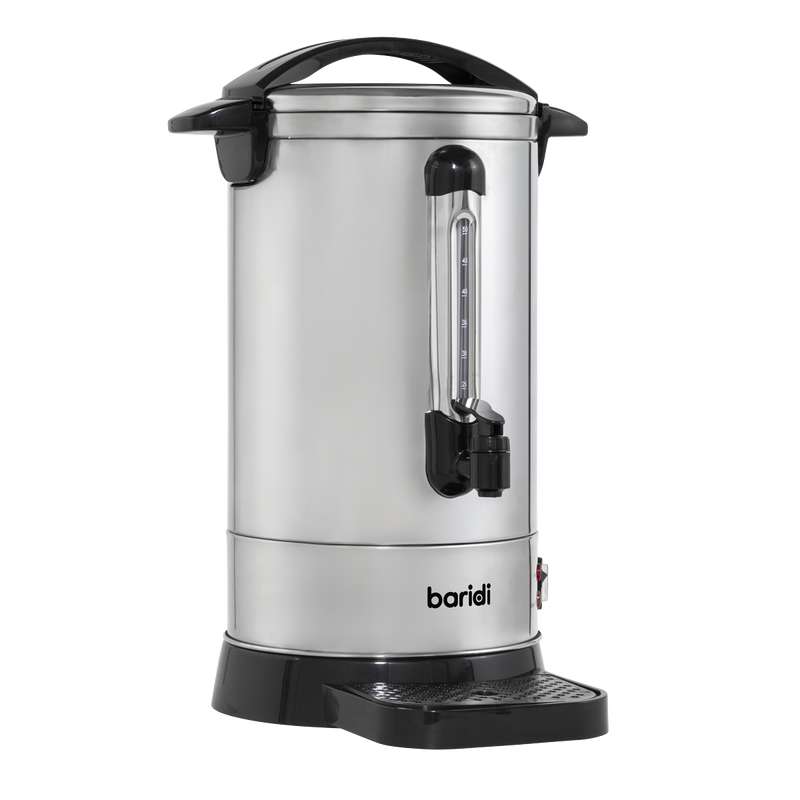 Baridi DH269  Hot Water Boiler/Tea Urn 10L Capacity, Stainless Steel