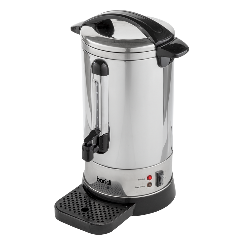 Baridi DH269  Hot Water Boiler/Tea Urn 10L Capacity, Stainless Steel