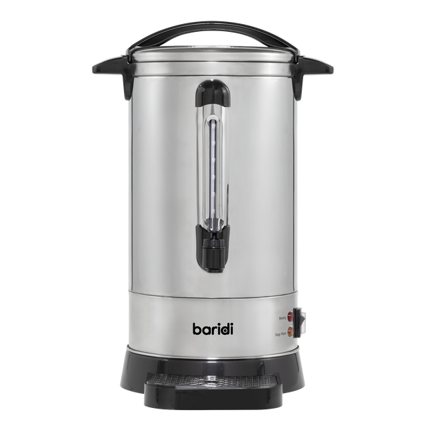 Baridi DH269  Hot Water Boiler/Tea Urn 10L Capacity, Stainless Steel