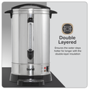 Baridi DH270  Hot Water Boiler, Tea Urn, 20L Capacity, Stainless Steel