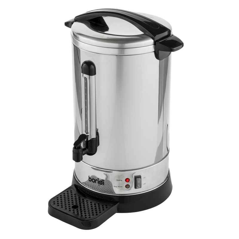 Baridi DH270  Hot Water Boiler, Tea Urn, 20L Capacity, Stainless Steel