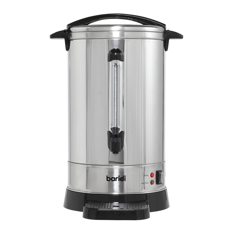 Baridi DH270  Hot Water Boiler, Tea Urn, 20L Capacity, Stainless Steel