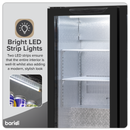 Baridi DH272  Hinged Double Door, Back Bar Drinks Fridge/Cooler, 190L Capacity