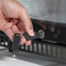 Baridi DH272  Hinged Double Door, Back Bar Drinks Fridge/Cooler, 190L Capacity