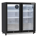Baridi DH272  Hinged Double Door, Back Bar Drinks Fridge/Cooler, 190L Capacity