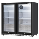 Baridi DH272  Hinged Double Door, Back Bar Drinks Fridge/Cooler, 190L Capacity