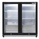 Baridi DH272  Hinged Double Door, Back Bar Drinks Fridge/Cooler, 190L Capacity