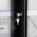 Baridi DH273  Back Bar Drinks Fridge/Cooler with Double Sliding Doors, 190L Capacity