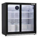 Baridi DH273  Back Bar Drinks Fridge/Cooler with Double Sliding Doors, 190L Capacity