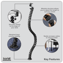 SEALEY DH274 Dellonda Flexible Cable Management System, Clamp-On 1.3m