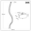 SEALEY DH275 Dellonda Flexible Cable Management System, Magnetic 1.3m
