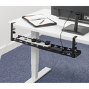 SEALEY DH276 Dellonda Extendable Cable Management Tray 435/730 x 130 x 190 - Black