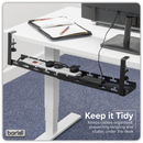 SEALEY DH276 Dellonda Extendable Cable Management Tray 435/730 x 130 x 190 - Black