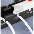 SEALEY DH276 Dellonda Extendable Cable Management Tray 435/730 x 130 x 190 - Black