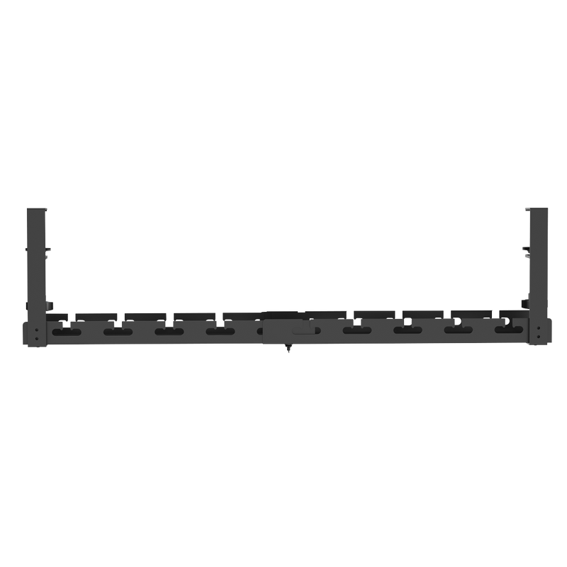 SEALEY DH276 Dellonda Extendable Cable Management Tray 435/730 x 130 x 190 - Black