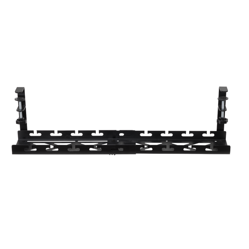 SEALEY DH276 Dellonda Extendable Cable Management Tray 435/730 x 130 x 190 - Black