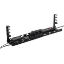 SEALEY DH276 Dellonda Extendable Cable Management Tray 435/730 x 130 x 190 - Black