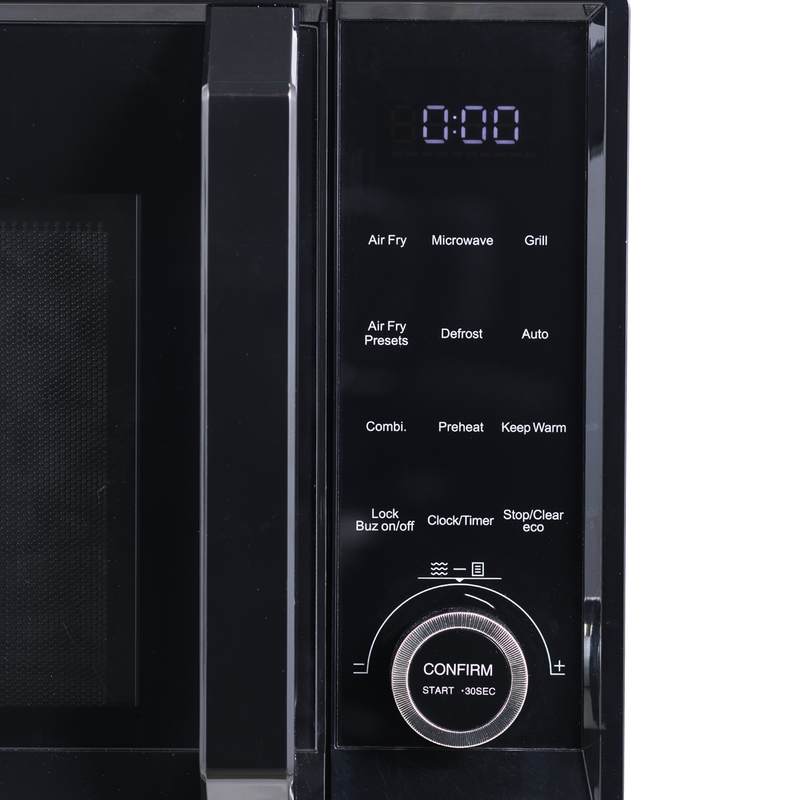 SEALEY DH277 Baridi 7-in-1 Air Fryer Microwave & Grill, 28L Capacity - Black