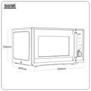 SEALEY DH277 Baridi 7-in-1 Air Fryer Microwave & Grill, 28L Capacity - Black