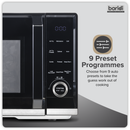 SEALEY DH277 Baridi 7-in-1 Air Fryer Microwave & Grill, 28L Capacity - Black